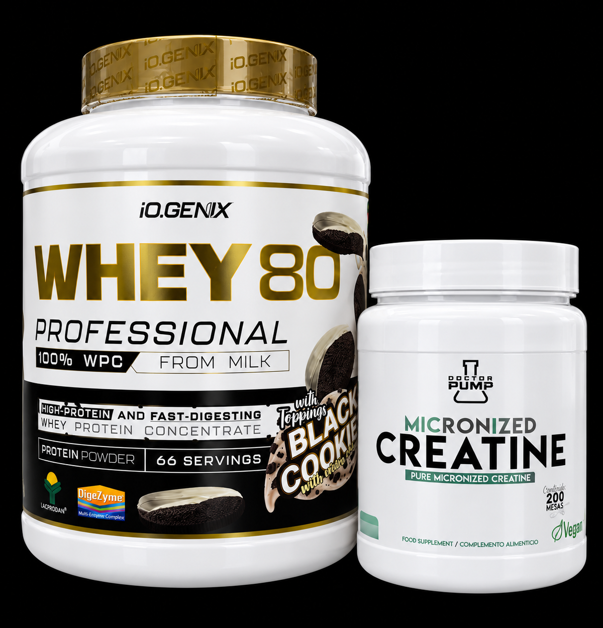 WHEY 2KG IOGENIX + 500GR CREATINA MONOHIDRATO