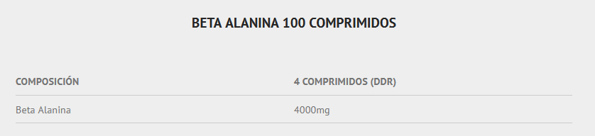 Scientiffic Nutrition Beta Alanina 1000mg 100 cáps.