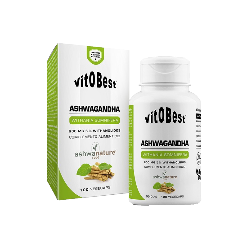 Vitobest Ashwagandha 100 cáps. 600mg