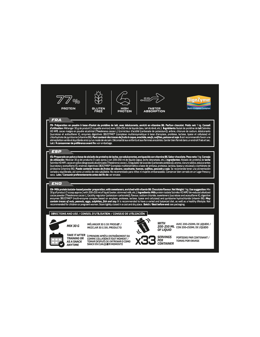 Milk Protein Isolate 100% IoGenix